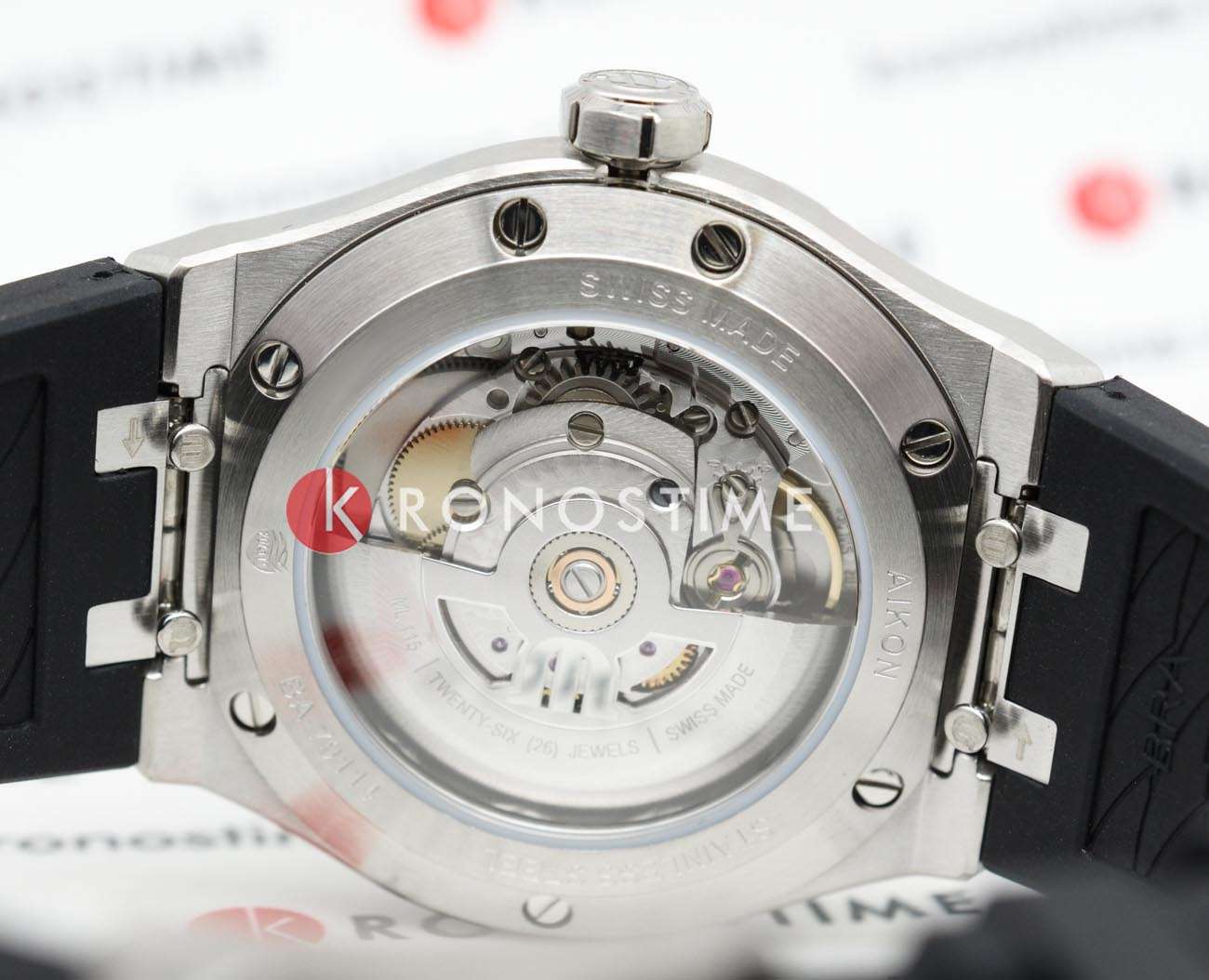 Оригинальные часы Maurice Lacroix Maurice Lacroix Aikon Automatic AI6007-SS000-330-2 механические калибр механизма ml115 общий вид