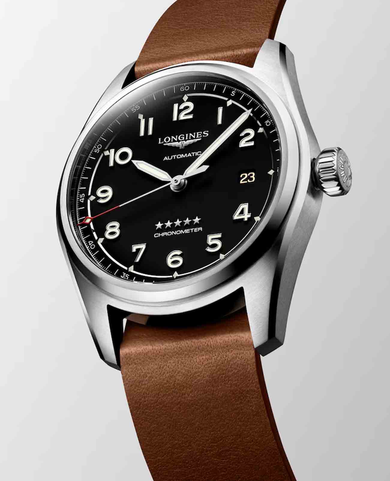 Longines Longines Spirit Prestige Edition L3.810.4.53.9  - задняя крышка сталь корпуса, швейцария часы