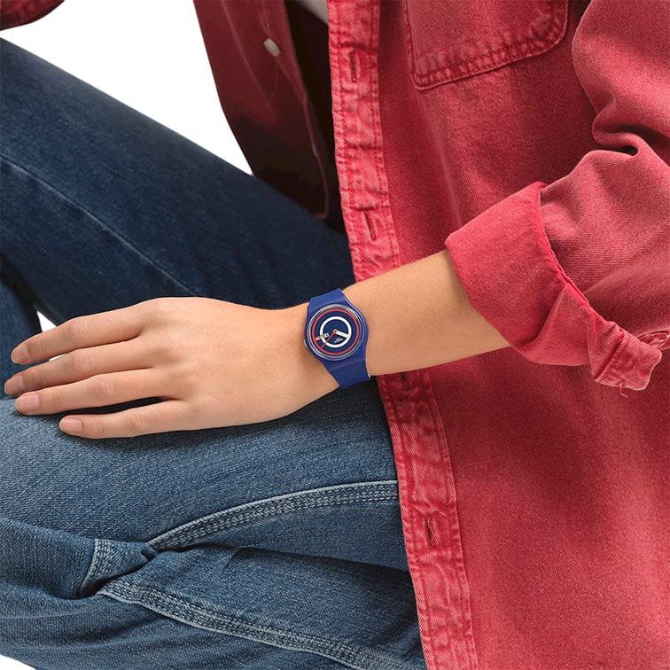 Swatch Swatch Gent Biosourced Standard SO28N703, gent швейцария женские часы на браслете силикон боковой вид