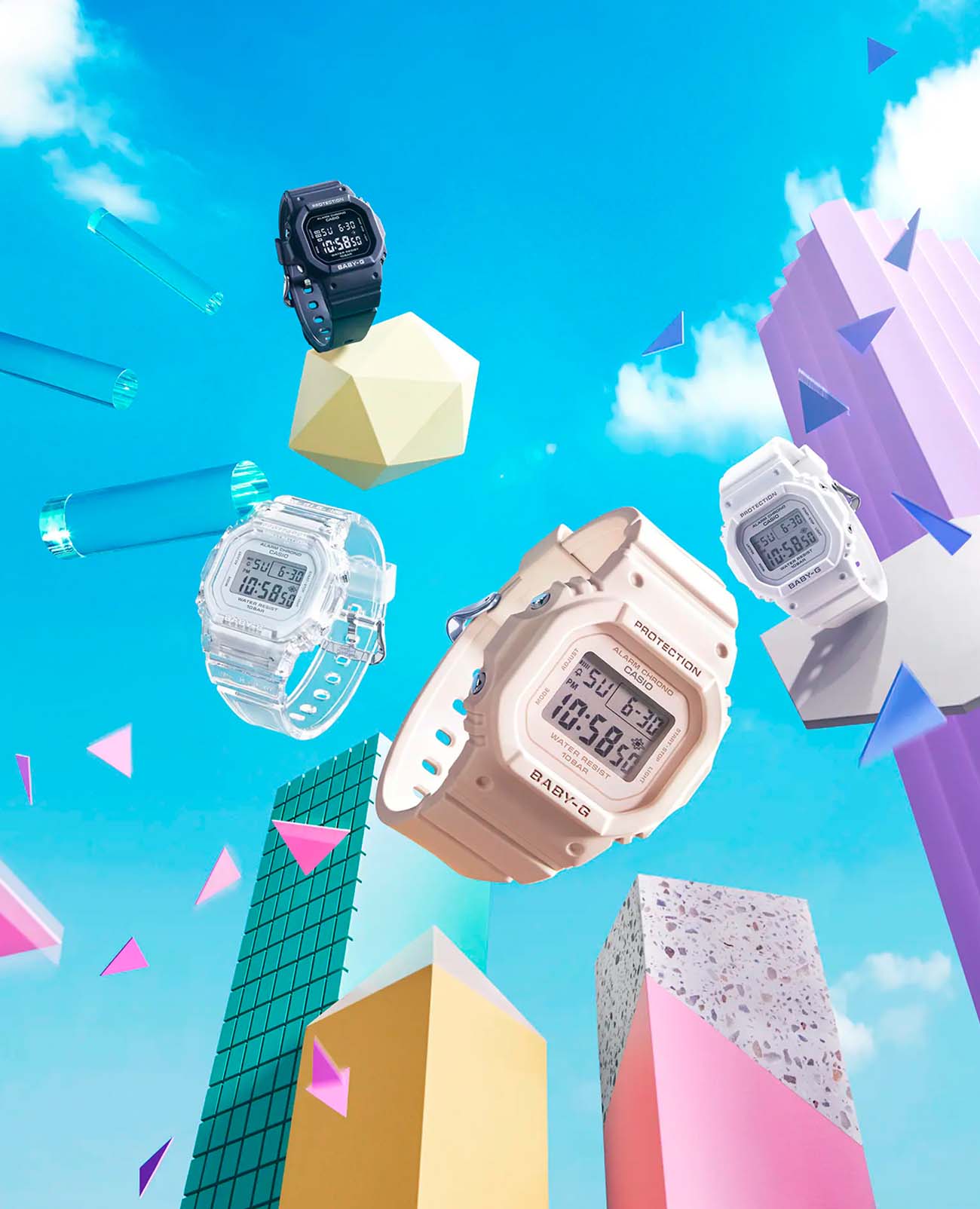 Оригинальные часы Casio Casio Baby-G BGD-565US-7DR (BGD-565US-7) кварцевые калибр механизма  общий вид