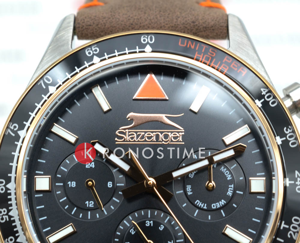 Slazenger Slazenger SL.09.2361.2.02,  англия мужские часы на браслете кожаный боковой вид