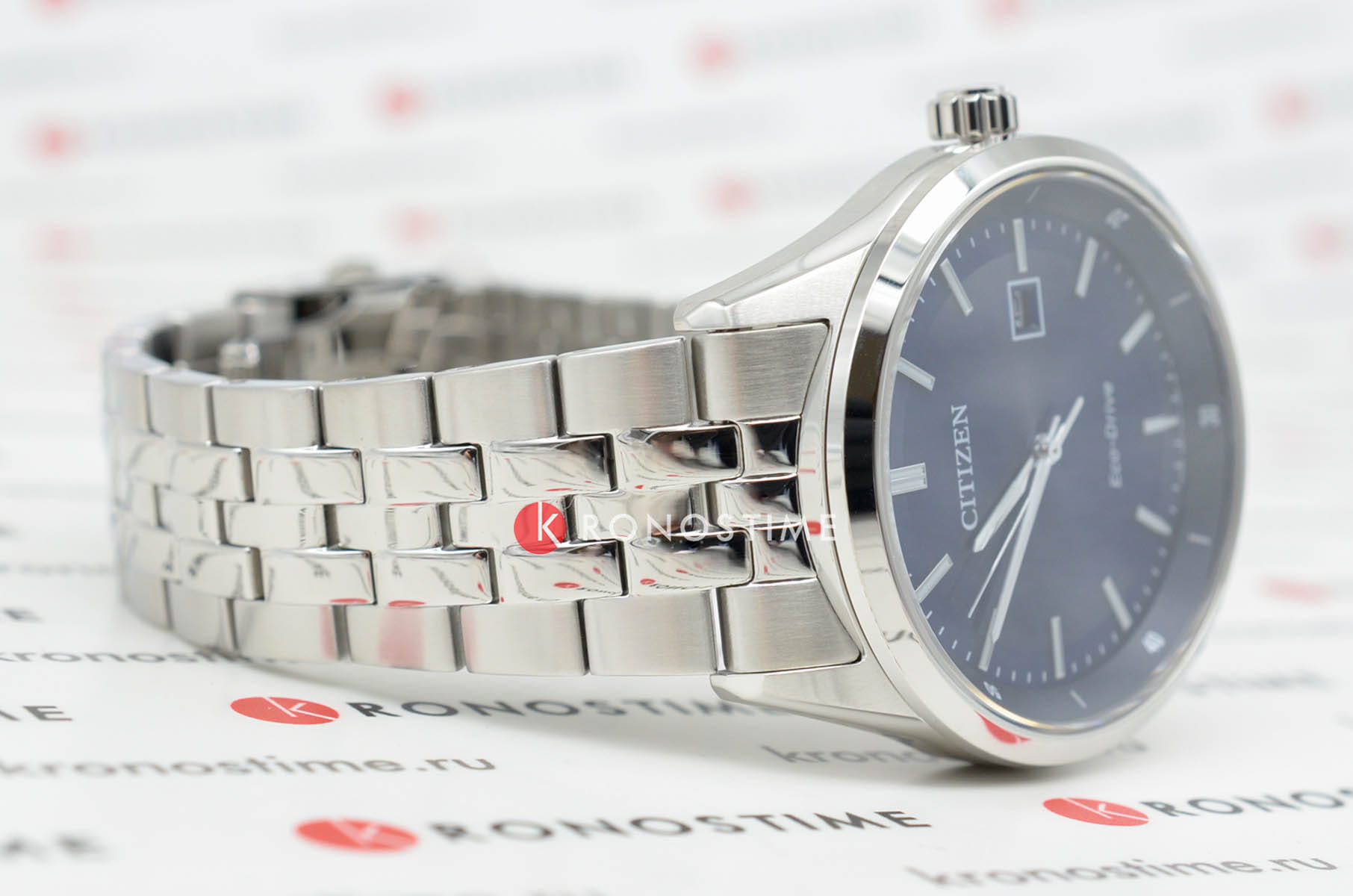 Citizen Citizen Eco-Drive BM7560-59L мужские часы синий циферблат на запястье