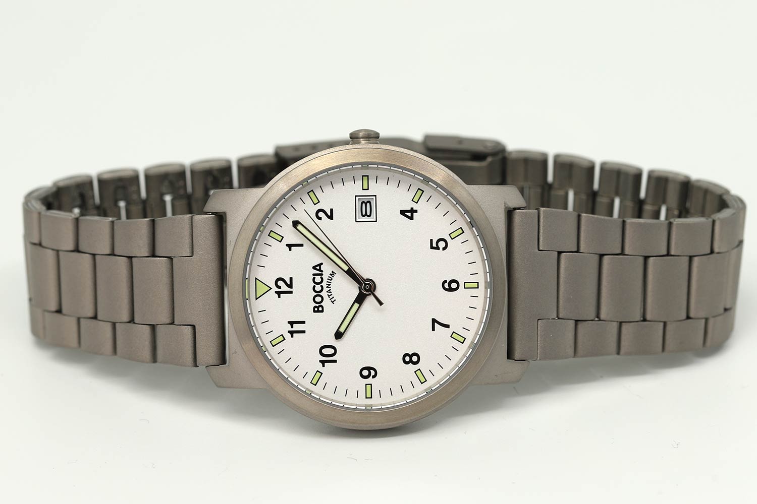 Boccia Titanium Boccia Titanium 3630-01,  германия мужские часы на браслете титановый боковой вид