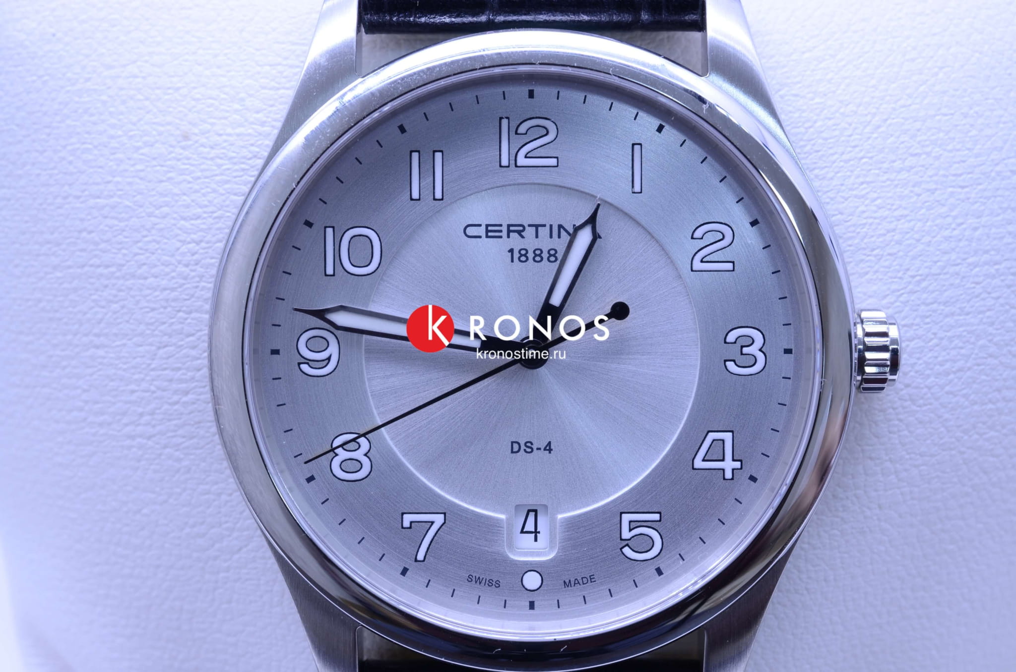 Certina Certina C022.410.16.030.00 кварцевые мужские часы часы крупный план серебристый циферблата