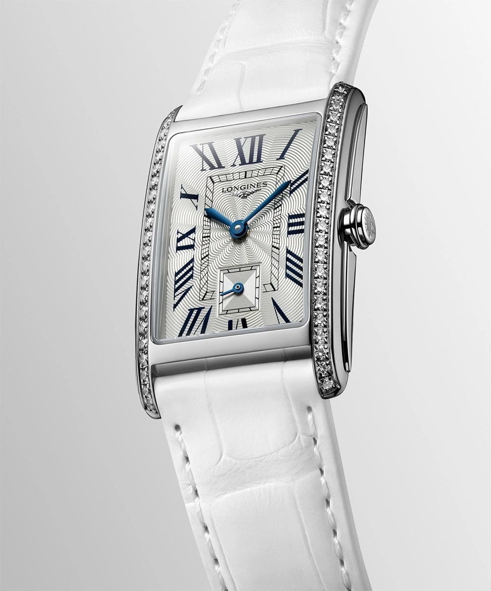 Longines Longines DolceVita L5.255.0.71.2, dolcevita швейцария женские часы на браслете кожаный боковой вид
