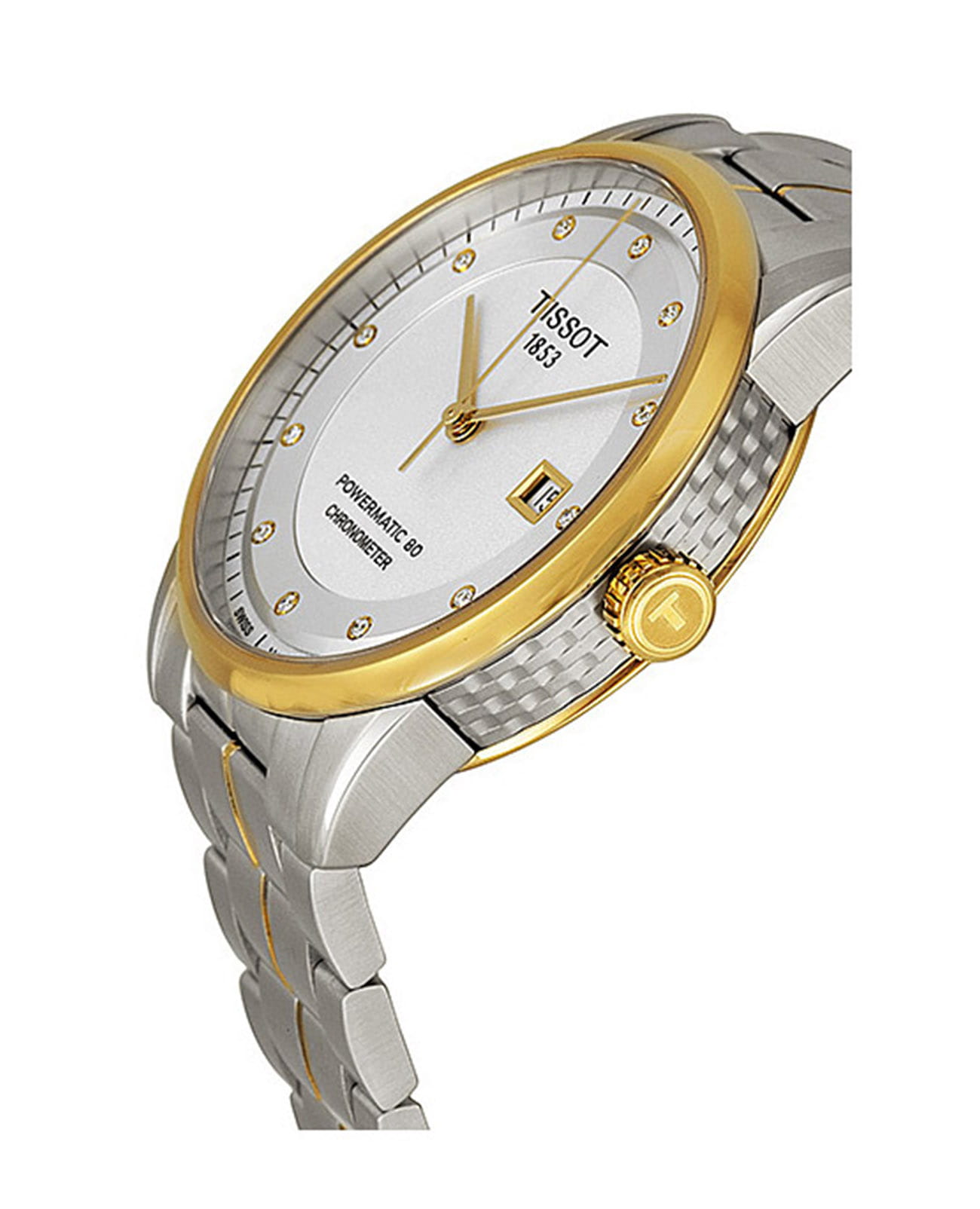 Tissot Tissot Luxury Powermatic 80 Lady T086.408.22.036.00, t-classic швейцария женские часы на браслете сталь c pvd покрытием боковой вид
