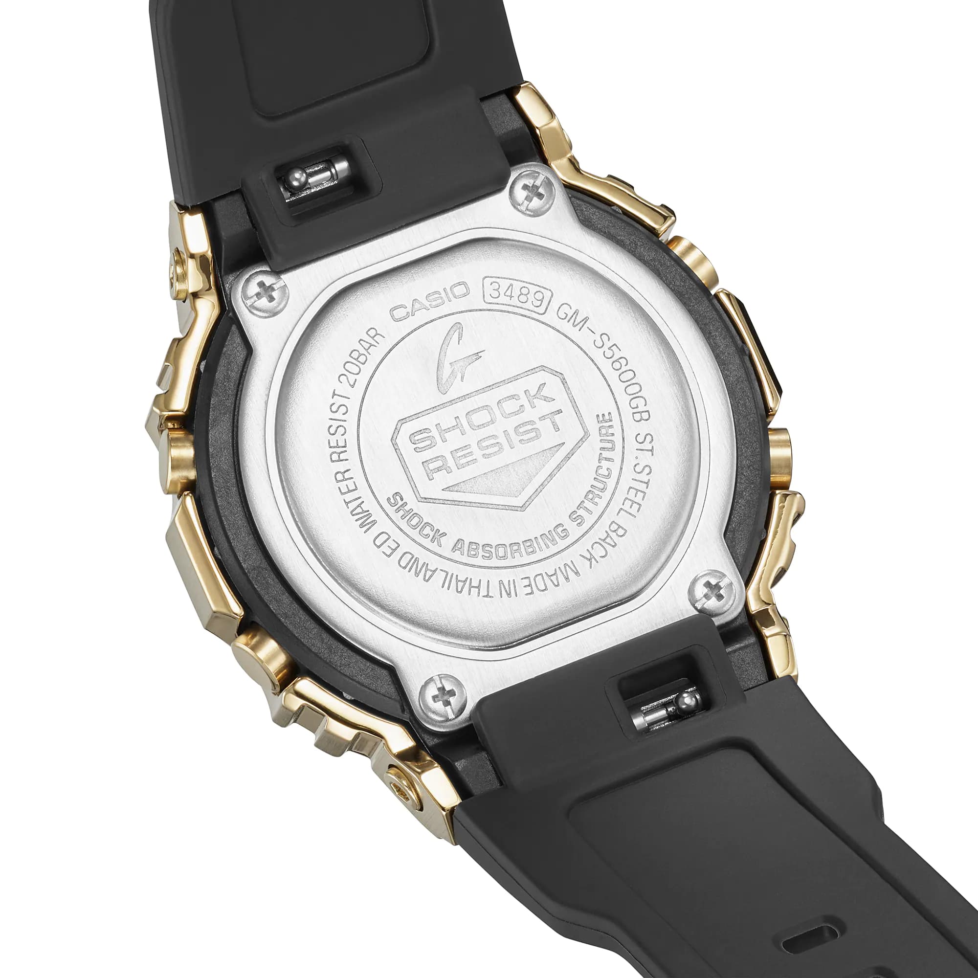 Casio Casio G-Shock GM-S5600GB-1DR (GM-S5600GB-1) женские часы черный циферблат на запястье
