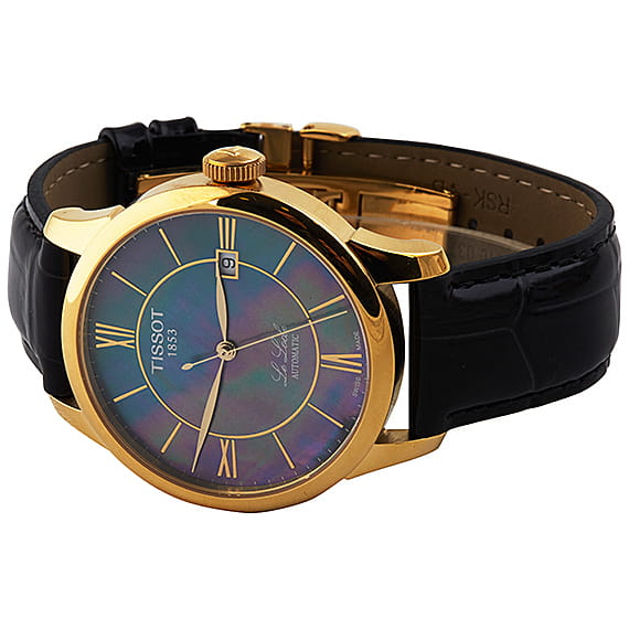 Tissot Tissot T-Classic Le Locle Automatic T41.5.423.93 женские часы синий циферблат на запястье