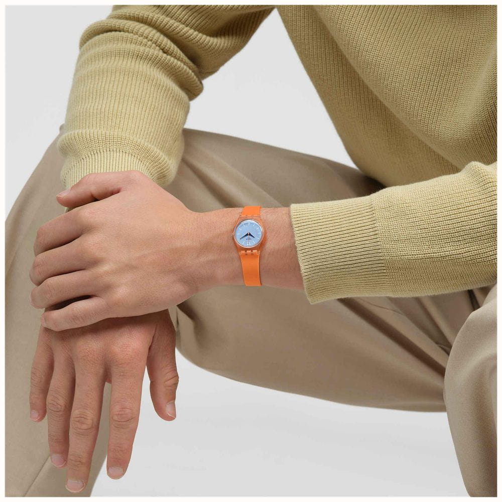 Оригинальные часы Swatch Swatch Lady LO116 кварцевые калибр механизма  общий вид