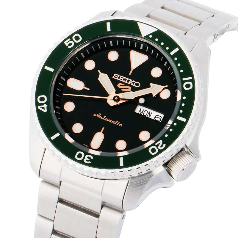 Seiko SRPD63K1 мужские часы застежка крупным планом