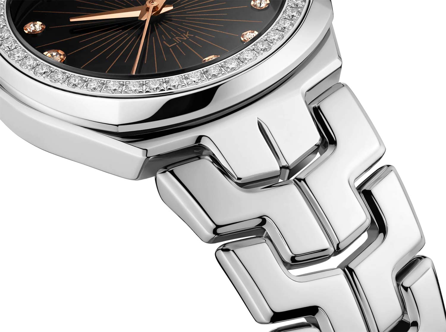 TAG Heuer TAG Heuer Link WBC131G.BA0649 женские часы черный циферблат на запястье