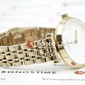Emporio Armani Emporio Armani Gianni-T-Bar AR11267 кварцевые женские часы часы, крупный план белый циферблат