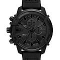 Diesel Diesel Griffed DZ4556  DZ4556 кварцевые мужские часы  черный циферблат, браслет силикон — вид спереди