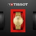 Tissot T1434103302100 наручные мужские часы застежка крупным планом