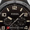 Fossil BQ2802 наручные мужские часы застежка крупным планом