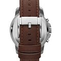 Fossil Fossil Bannon  FS4813IE  американские мужские часы на браслете кожаный боковой вид