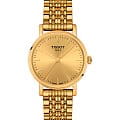 Tissot Tissot Everytime Small T109.210.33.021.00 Everytime T1092103302100 кварцевые женские часы  золотой циферблат, браслет сталь c pvd покрытием — вид спереди