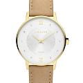 Amalys Amalys Baker AMW-179  AMW-179 кварцевые женские часы  белый циферблат, браслет кожаный — вид спереди