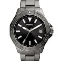 Fossil Fossil Bannon BQ2785SET  BQ2785SET кварцевые мужские часы  черный циферблат, браслет сталь с ip покрытием — вид спереди