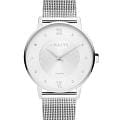 Amalys Amalys Baker AMW-180  AMW-180 кварцевые женские часы  белый циферблат, браслет нержавеющая сталь — вид спереди