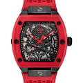 Philipp Plein Philipp Plein The Skeleton PWBAA2224  PWBAA2224 механические мужские часы  черный циферблат, браслет силикон — вид спереди
