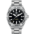 TAG Heuer TAG Heuer Aquaracer Professional 300 WBD1110.BA0928  WBD1110.BA0928 кварцевые мужские часы  черный циферблат, браслет нержавеющая сталь — вид спереди