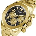Guess Guess Empire GW0489G2 кварцевые мужские часы часы, крупный план черный циферблат