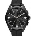 Emporio Armani Emporio Armani Claudio AR11483  AR11483 кварцевые мужские часы  черный циферблат, браслет кожаный — вид спереди