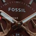 Fossil Fossil Georgia ES4110  американские женские часы на браслете нержавеющая сталь с pvd-покрытием боковой вид