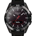 Tissot Tissot T-Touch Connect Sport T153.420.47.051.04 T Touch T1534204705104 кварцевые мужские часы  черный циферблат, браслет силикон — вид спереди