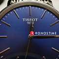 Tissot T1434101104100 наручные мужские часы застежка крупным планом