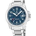 Festina Festina Swiss Made F20081/2  F20081/2 кварцевые мужские часы  синий циферблат, браслет нержавеющая сталь — вид спереди