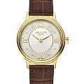 Amalys Amalys Watson AMW-169  AMW-169 кварцевые женские часы  белый циферблат, браслет кожаный — вид спереди