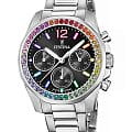 Festina Festina Boyfriend F20606/3  F20606/3 кварцевые женские часы  черный циферблат, браслет нержавеющая сталь — вид спереди