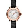 Emporio Armani Emporio Armani Mia AR11631  AR11631 кварцевые женские часы  серебристый циферблат, браслет кожаный — вид спереди