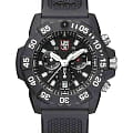 Luminox Luminox Navy SEAL Chronograph 3580 Series XS.3581  XS.3581 кварцевые мужские часы  черный циферблат, браслет резина — вид спереди