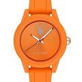 U.S. Polo Assn. U.S. Polo Assn. Yard USPA2007-09  USPA2007-09 кварцевые женские часы  оранжевый циферблат, браслет силикон — вид спереди