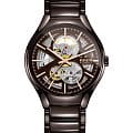 Rado Rado True Automatic Open Heart R27511302 Automatic R27511302 механические мужские часы  черный циферблат, браслет плазменная керамика — вид спереди