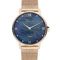 Amalys Amalys Kelly AMW-182  AMW-182 кварцевые женские часы  синий циферблат, браслет нержавеющая сталь с pvd-покрытием — вид спереди