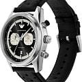 Emporio Armani Emporio Armani Racer AR11635  итальянские мужские часы на браслете кожаный боковой вид