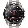 Tissot Tissot T-Touch Connect Sport T153.420.44.051.00 T Touch T1534204405100 кварцевые мужские часы  черный циферблат, браслет титановый — вид спереди