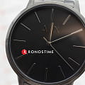 Armani Exchange Armani Exchange Cayde  AX2701 кварцевые мужские часы часы, крупный план черный циферблат