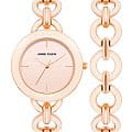 Anne Klein Anne Klein Box Set 4066BHST  4066BHST кварцевые женские часы  бежевый циферблат, браслет нержавеющая сталь с ip-покрытием — вид спереди