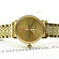 Tissot Tissot Everytime Small T109.210.33.021.00 кварцевые женские часы часы, крупный план золотой циферблат