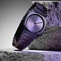 D1 Milano D1 Milano Square Disco Purple SQBL02  итальянские женские часы на браслете нержавеющая сталь с pvd-покрытием боковой вид