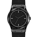 33 Element 33 Element 331610C  331610C кварцевые женские часы  черный циферблат, браслет силикон — вид спереди