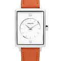 Amalys Amalys Hepburn AMW-044  AMW-044 кварцевые женские часы  белый циферблат, браслет кожаный — вид спереди