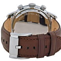 Fossil Fossil Bannon  FS4865  американские мужские часы на браслете кожа + текстиль боковой вид
