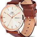Оригинальные часы Daniel Wellington Daniel Wellington Classic Day Display St Mawes Rose Gold Champagne DW00100829 кварцевые калибр механизма  общий вид