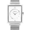 Amalys Amalys Hepburn AMW-046  AMW-046 кварцевые женские часы  белый циферблат, браслет нержавеющая сталь — вид спереди